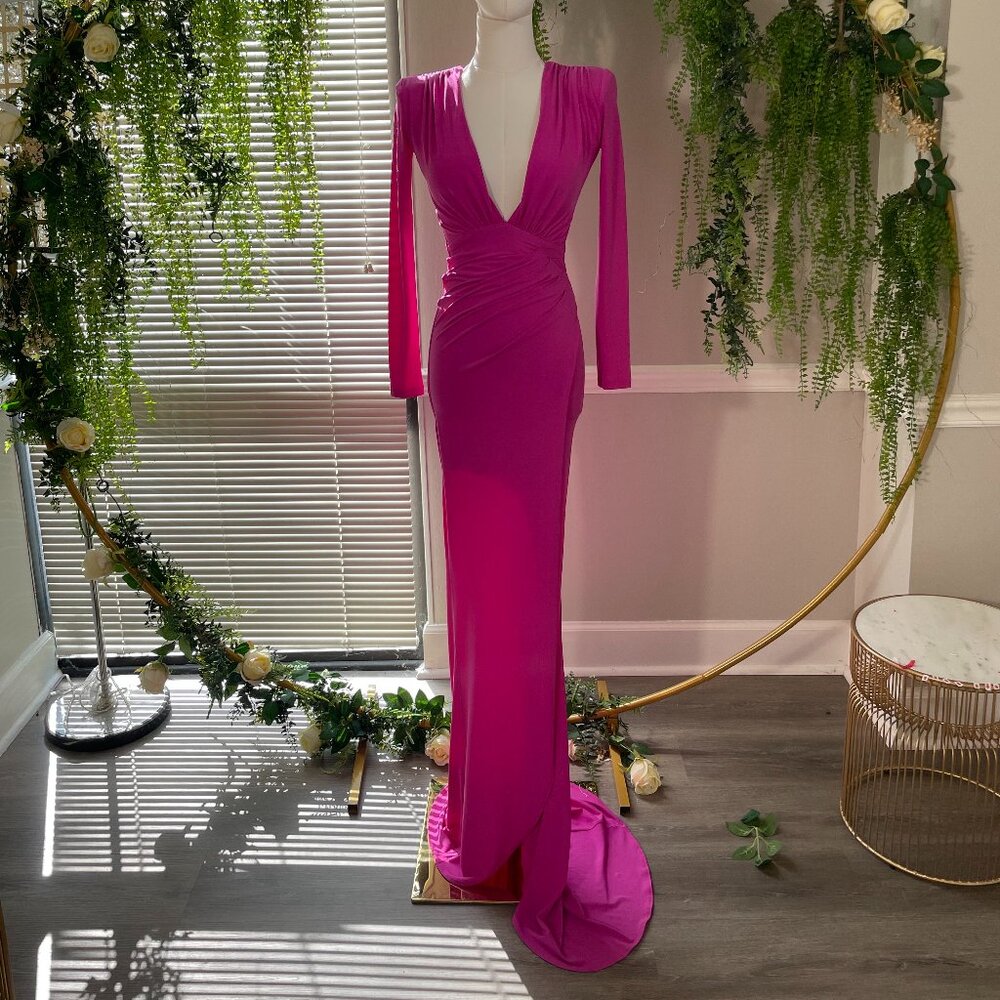 Nookie | Farrah Gown in Fuchsia